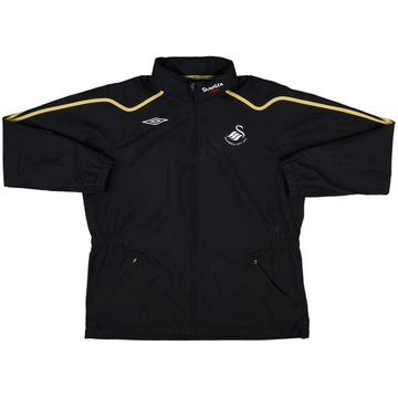 2008-09 Swansea Umbro Hooded Track Jacket - 8/10 - (XL)