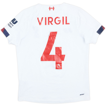 2019-20 Liverpool Away Shirt Virgil #4 - 4/10 - (M.Boys)