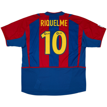 2002-03 Barcelona Home Shirt Riquelme #10 (XXL)