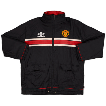 1998-99 Manchester United Umbro Padded Bench Coat - 6/10 - (XL)