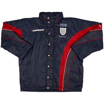 1998-00 England Umbro Padded Bench Coat - 8/10 - (L)