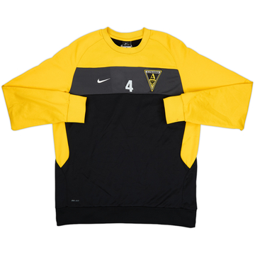 2010-11 Alemannia Aachen Nike Player Issue Sweat Top #4 - 6/10 - (L)