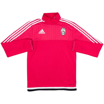 2015-16 Juventus adidas 1/4 Zip Training Top - 8/10 - (XS)