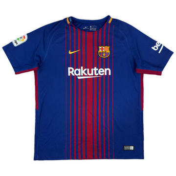 2018-19 Barcelona Home Shirt - 8/10 - (XL.Boys)