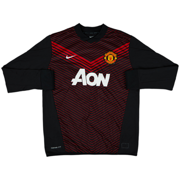 2013-14 Manchester United Nike Drill Top - 8/10 - (XL)