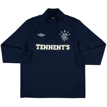 2011-12 Rangers Umbro 1/4 Zip Drill Top - 8/10 - (L)