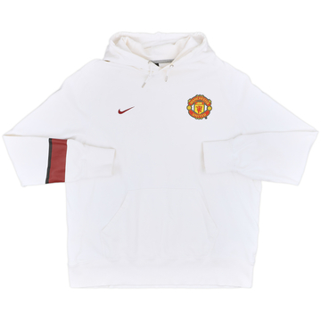 2013-14 Manchester United Nike Hooded Sweat Top - 8/10 - (XXL)