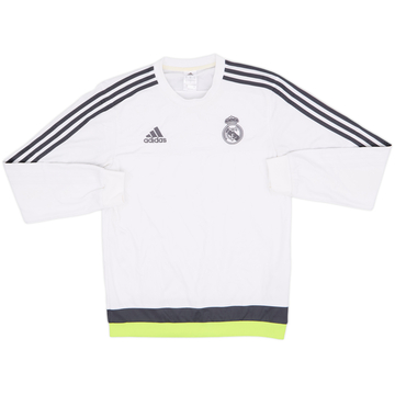 2015-16 Real Madrid adidas Sweat Top - 8/10 - (S)