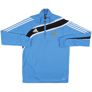 2009-10 Newcastle United adidas 1/4 Zip Training Top - 8/10 - (M)