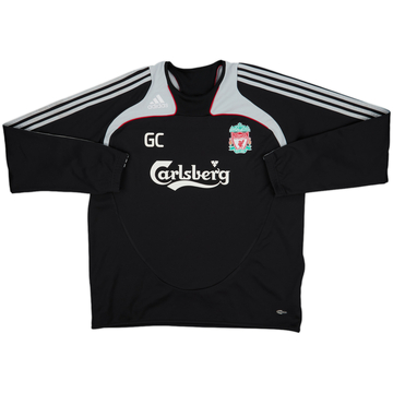 2008-09 Liverpool adidas Staff Issue adidas Sweat Top GC - 8/10 - (XL)