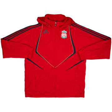 2009-10 Liverpool adidas Hooded Rain Jacket - 9/10 - (M/L)