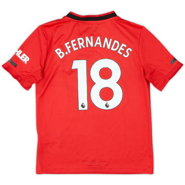 2019-20 Manchester United Camiseta Local B.Fernandes #18 - 8/10 - (S. Niños)