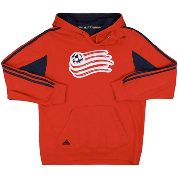 2013-14 New England Revolution adidas Hooded Sweat Top - 8/10 - (M)
