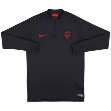 2019-20 Paris Saint-Germain Nike 1/4 Zip Drill Top - 9/10 - (M)