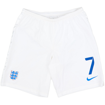 2014-15 England Player Issue Home Shorts #7 (Wilshere) - 7/10 - (L)