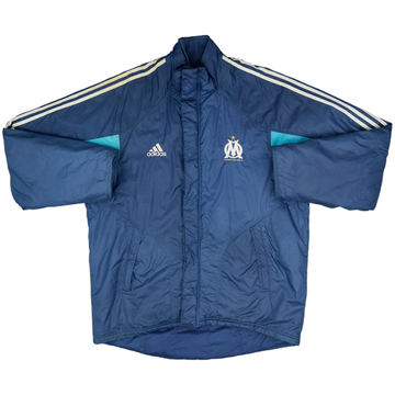 2004-05 Olympique Marseille adidas Padded Bench Coat - 8/10 - (L/XL)