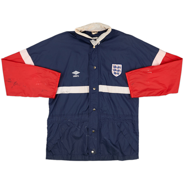 1987-90 England Umbro Hooded Rain Jacket - 6/10 - (XS)