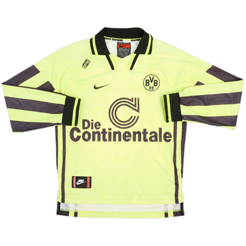 1996-97 Borussia Dortmund Home L/S Shirt - 6/10 - (XS)