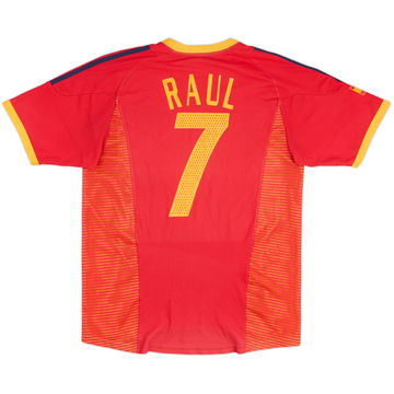 2002-04 Spain Home Shirt Raul #7 - 7/10 - (L)
