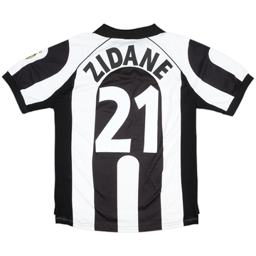 1997-98 Juventus Centenary Home Shirt Zidane #21 - 8/10 - (M)