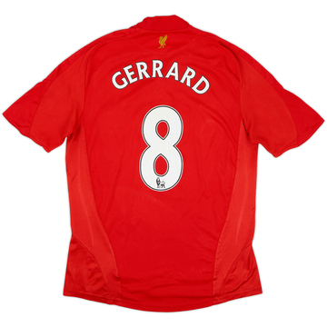 2008-10 Liverpool Camiseta Local Gerrard #8 - 5/10 - (M)