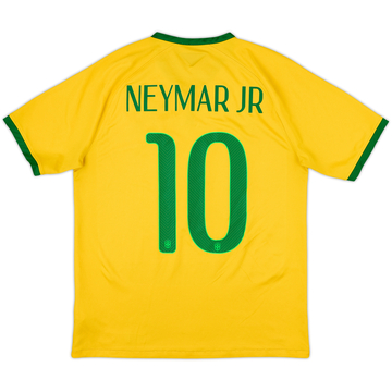 2014-15 Brazil Home Shirt Neymar Jr #10 - 5/10 - (M)
