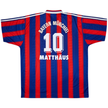 Camiseta de local del Bayern Munich 1995-97 Matthaus #10 - 5/10 - (XXL)