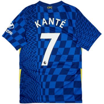 2021-22 Chelsea Home Shirt Kante #7 - 8/10 - (S)
