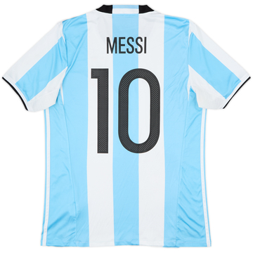 2016-17 Argentina Home Shirt Messi #10 - 7/10 - (M)