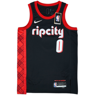 2021-22 Portland Trail Blazers Lillard #0 Nike Swingman Alternate Jersey (M)