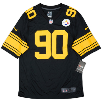 2017-25 Pittsburgh Steelers Watt #90 Nike Game Alternate Jersey (M)