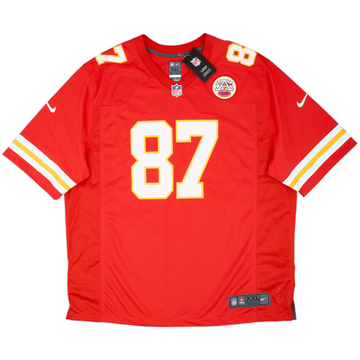 2013-25 Kansas City Chiefs Kelce #87 Nike Game Home Jersey (XXL)
