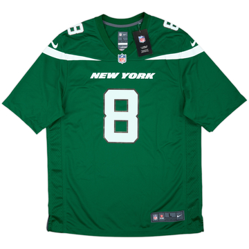 Camiseta Nike Game de local del New York Jets 2021-22 Moore #8 (L)