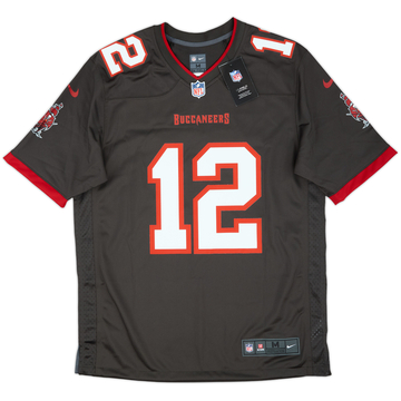 2020-22 Bucaneros de Tampa Bay Brady #12 Nike Jersey de Juego Alternativo (M)
