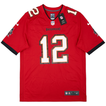 2020-22 Tampa Bay Bucaneros Brady #12 Nike Réplica Local Camiseta (M)