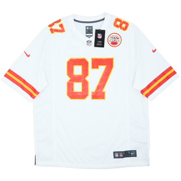 2013-25 Kansas City Chiefs Kelce #87 Nike Game Away Jersey (XL)