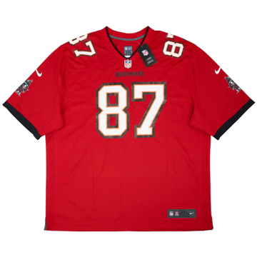 2020-21 Tampa Bay Buccaneers Gronkowski #87 Nike Game Home Jersey (3XL)