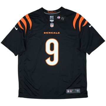 2021-25 Cincinnati Bengals Burrow #9 Nike Game Home Jersey (XL)