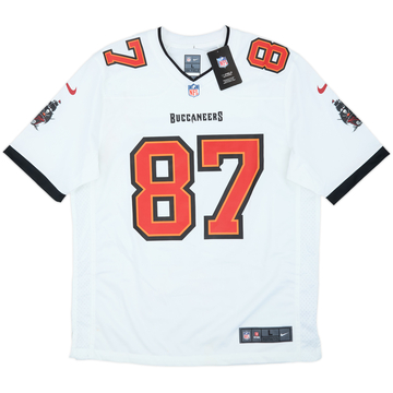 2020-21 Tampa Bay Buccaneers Gronkowski #87 Nike Game Away Jersey (L)