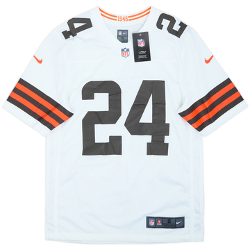 2020-24 Cleveland Browns Chubb #24 Nike Game Away Jersey (S)