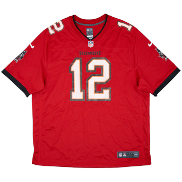 2020-22 Tampa Bay Buccaneers Brady #12 Nike Game Home Jersey - 6/10 - (XXL)