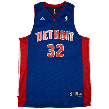 2006-10 Detroit Pistons Hamilton #32 adidas Swingman Away Jersey (Very Good) XL