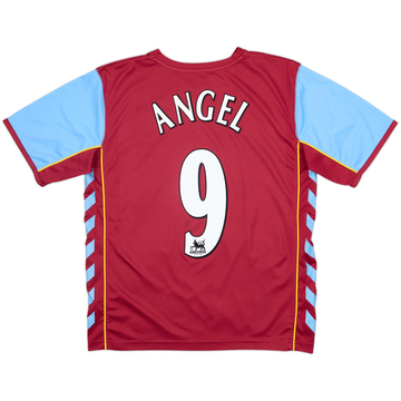 2005-06 Aston Villa Home Shirt Angel #9 - 8/10 - (L)
