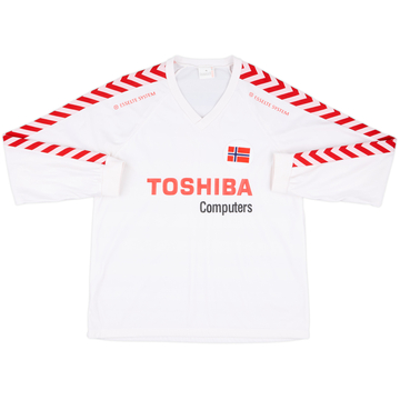 1987 Norway Player Issue Away/Training Shirt #3 (Ahlsen)