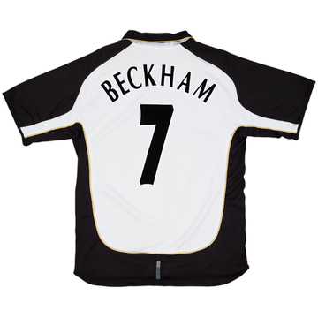 2001-02 Manchester United Centenary Away/Third Shirt Beckham #7 - 5/10 - (L)