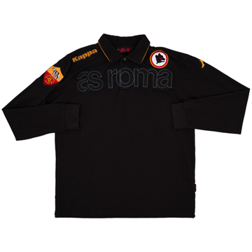 2010-11 Roma Kappa Polo L/S Shirt - 9/10 - (L)
