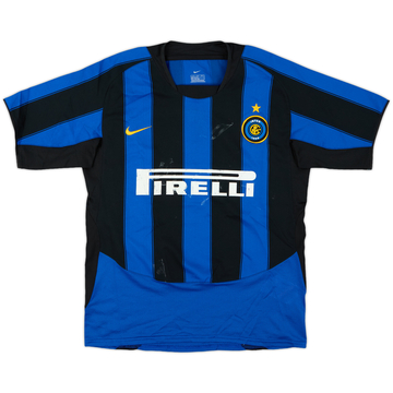2003-04 Inter Milan Home Shirt - 4/10 - (L.Boys)