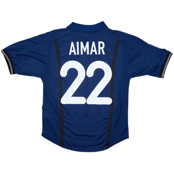 2000-01 Valencia Away Shirt Aimar #22 - 9/10 - (S)