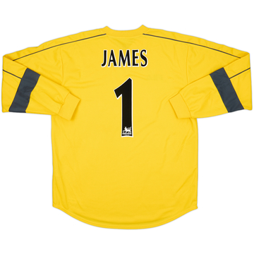 2001-03 West Ham GK Shirt James #1 - 8/10 - (XXL)