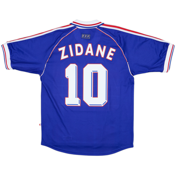 1998-00 France Home Shirt Zidane #10 - 9/10 - (M)